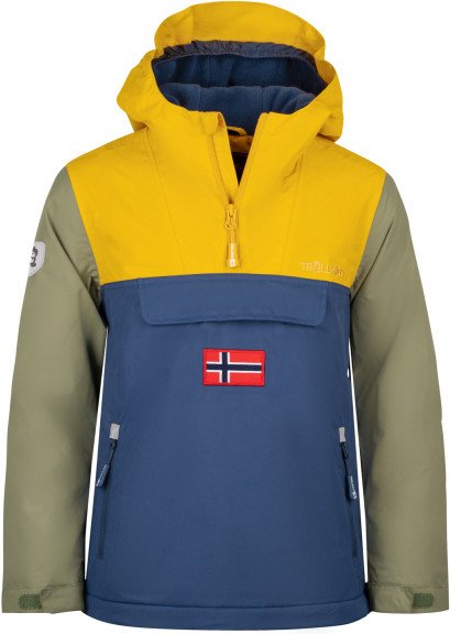 Trollkids - Kid's Kirkenes Anorak - Freizeitjacke Gr 176 blau