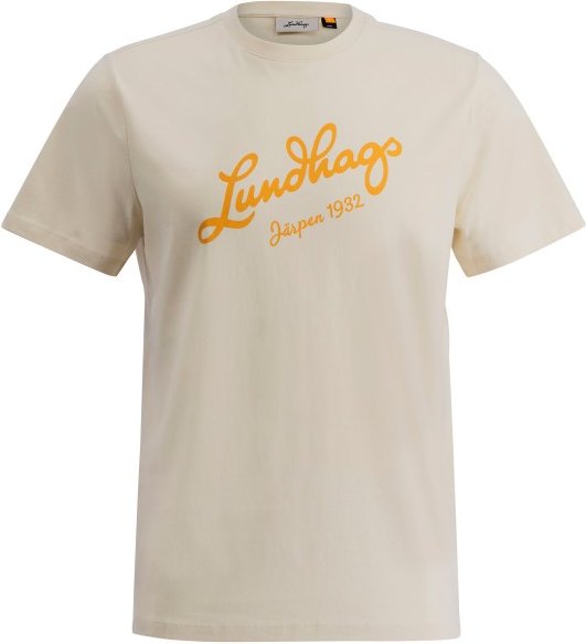 Lundhags - Järpen Logo T-Shirt - T-Shirt Gr S beige