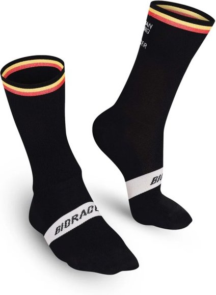 Bioracer - Belgium Sock Knitted - Radsocken Gr 39-41 - M schwarz