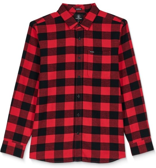 Thumbnail - Volcom - Caden Plaid L/S - Hemd Gr M rot