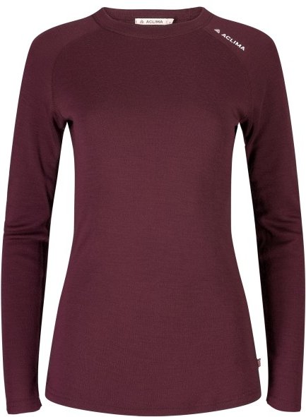 Aclima - Women's WW Crew Neck - Merinounterwäsche Gr L rot