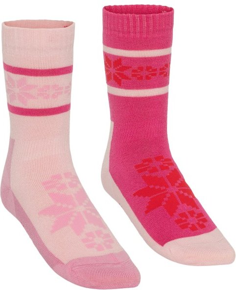 Kari Traa - Women's Rusa Sock 2-Pack - Wintersocken Gr 36-38 rosa