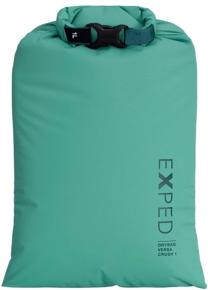 Exped - Drybag Versa Crush - Packsack Gr 1 l - 23 x 16 x 4 cm türkis