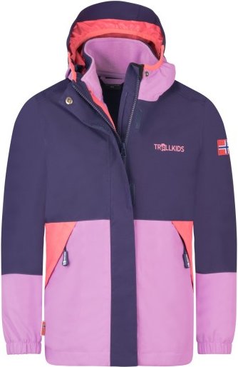 Thumbnail - Trollkids - Kid's Kjerak 3in1 Jacket - Doppeljacke Gr 176 bunt