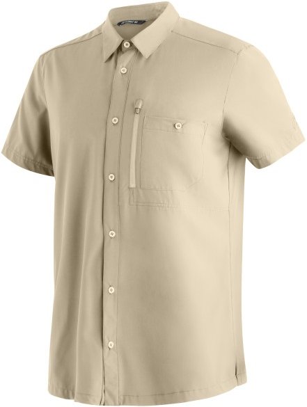 Maier Sports - Magos S/S - Hemd Gr 58 beige