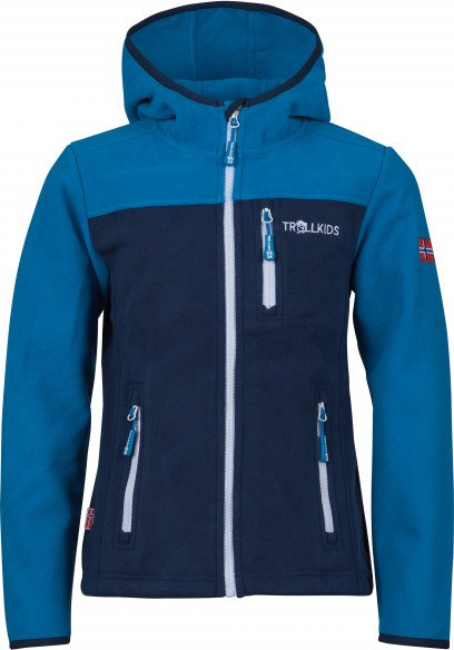 Trollkids - Kid's Stavanger Jacket - Fleecejacke Gr 116 blau