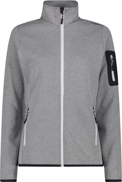 CMP - Women's Jacket Jacquard Knitted - Fleecejacke Gr 44 grau