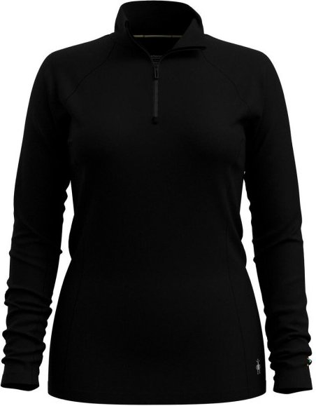 Thumbnail - Smartwool - Women's Classic All-Season Merino BL 1/4 Zip Boxed - Merinounterwäsche Gr M schwarz