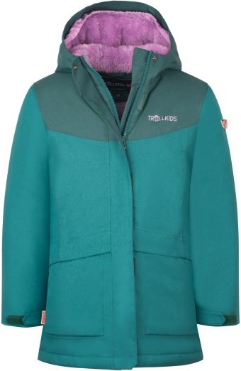 Trollkids - Girl's Oslo Coat Pro - Mantel Gr 98 türkis