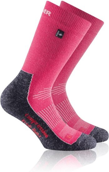 Thumbnail - Rohner - Compression Trek Light L/R - Wandersocken Gr 36-38 rosa