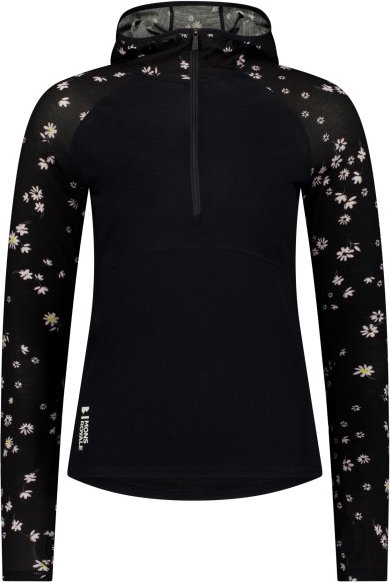 Mons Royale - Women's Bella Tech Hood - Merinounterwäsche Gr M schwarz