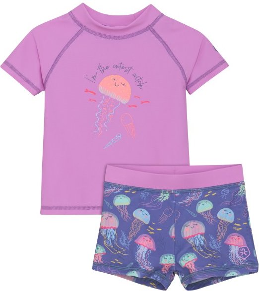 Color Kids - Baby T-Shirt Set S/S - Lycra Gr 86 lila