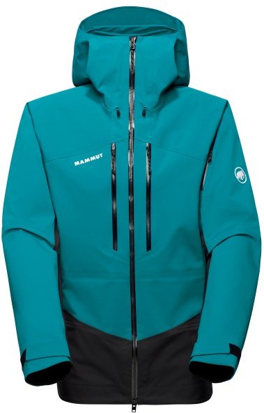 Mammut - Taiss Pro Hardshell Hooded Jacket - Regenjacke Gr M türkis