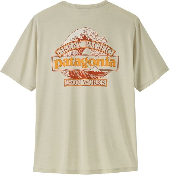 Patagonia - Cap Cool Daily Shirt Great Waves - Funktionsshirt Gr XL beige