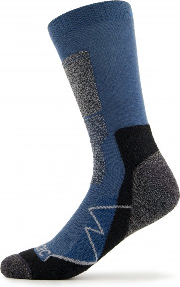 Stoic - Merino Trekking Crew Socks - Wandersocken Gr 36-38 blau