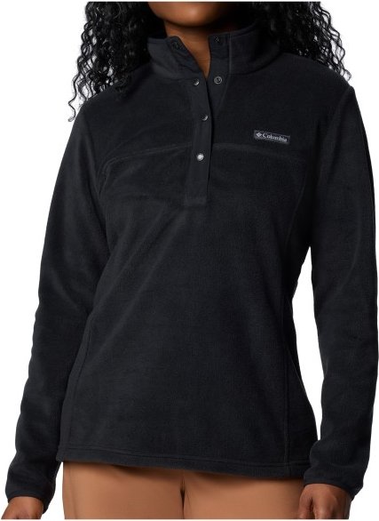 Columbia - Women's Benton Springs 1/2 Snap Pull Over II - Fleecepullover Gr L schwarz