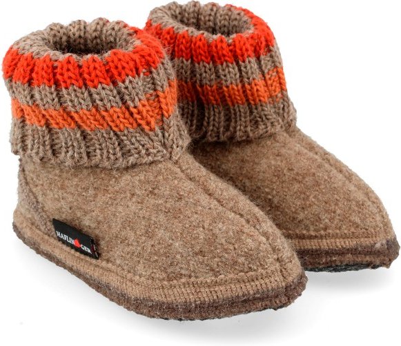 Haflinger - Kids Paul - Hüttenschuhe Gr 24 braun