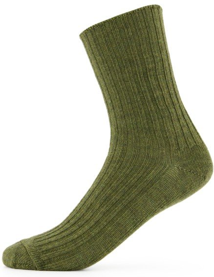 Joha - Kid's Uld-Sok - Merinosocken Gr 27-30 oliv