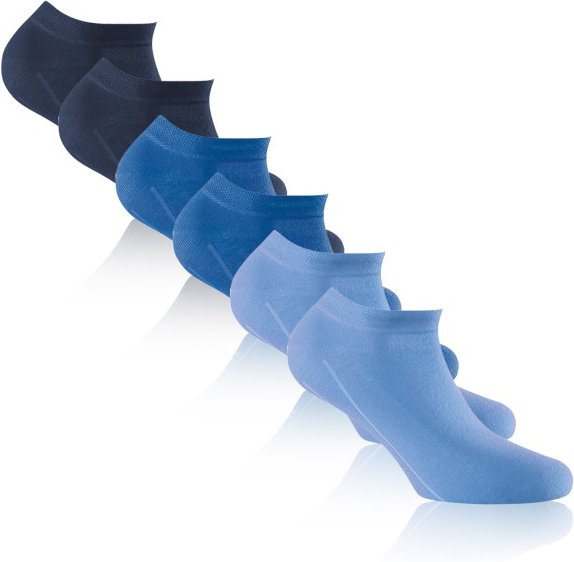 Thumbnail - Rohner - Basic Sneaker (3-Pack) - Multifunktionssocken Gr 39-42 blau