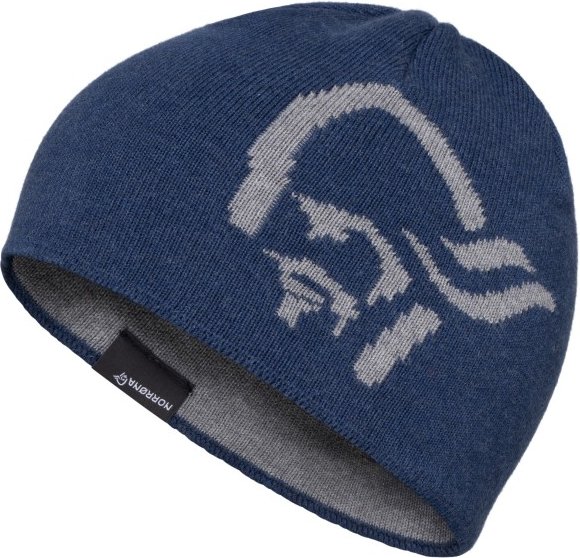 Norrøna - /29 Mid Cotton Logo Beanie - Mütze Gr One Size blau