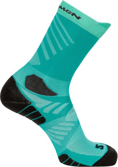 Salomon - Aero Crew - Laufsocken Gr 36-38 türkis