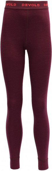 Thumbnail - Devold - Junior Duo Active Merino Longs - Merinounterwäsche Gr 12 Years rot