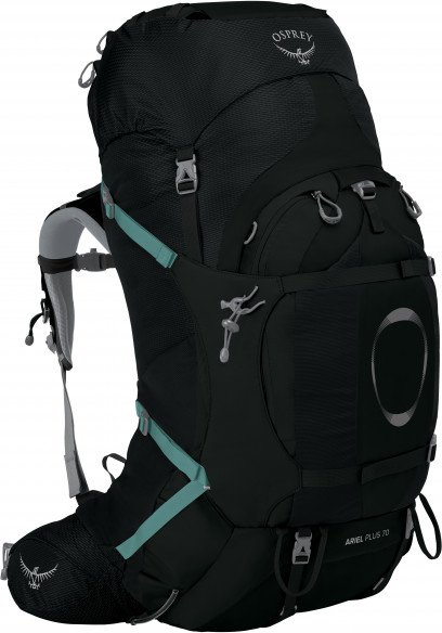 Osprey - Women's Ariel Plus 70 - Trekkingrucksack Gr S/M schwarz