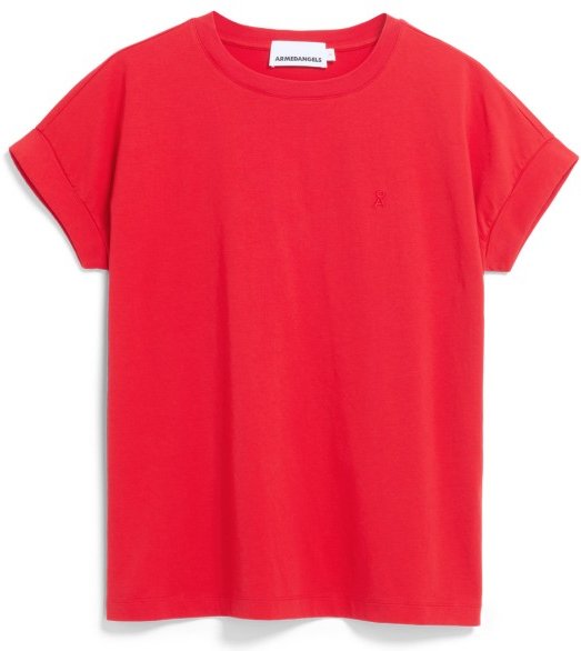 ARMEDANGELS - Women's Idaa Logo - T-Shirt Gr XS rot