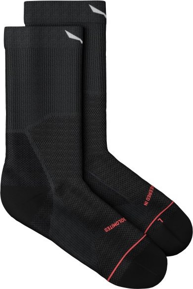 Salewa - Eagle Light Crew Sock - Multifunktionssocken Gr 45-47 schwarz