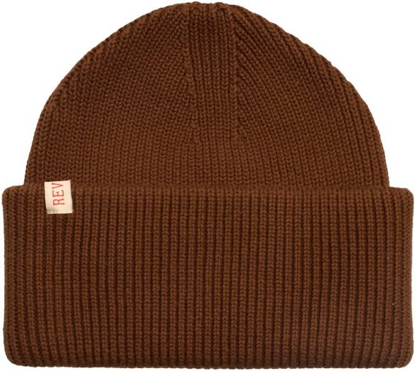 Revolution - Beanie with Big Fold Up - Mütze Gr One Size braun
