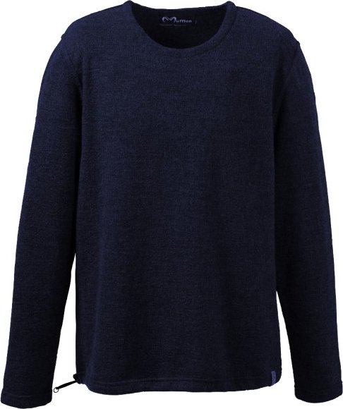 Thumbnail - Mufflon - Viktor - Wollpullover Gr L blau