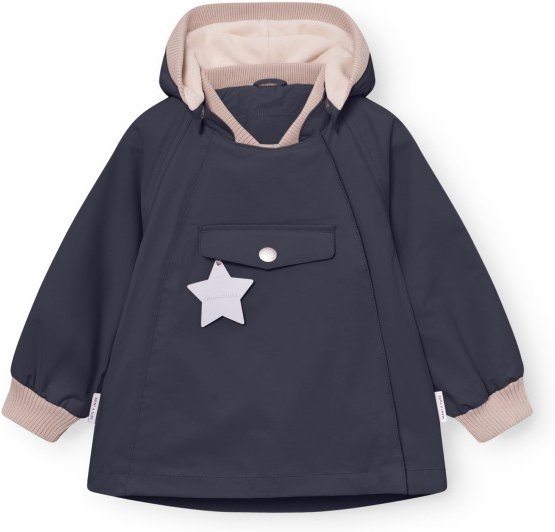 Mini A Ture - Kid's Matwai Fleece Lined Jacket - Regenjacke Gr 98 - 3 Years blau