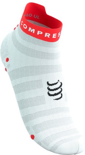 Thumbnail - Compressport - Pro Racing Socks V4.0 Ultralight Run Low - Laufsocken Gr T3 - EU: 42-44 grau