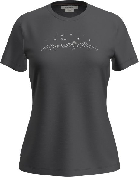 Icebreaker - Women's Merino 150 Tech Lite S/S Stars - Merinoshirt Gr M grau