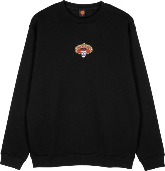 Santa Cruz - Guzman Skull Crew - Pullover Gr L schwarz
