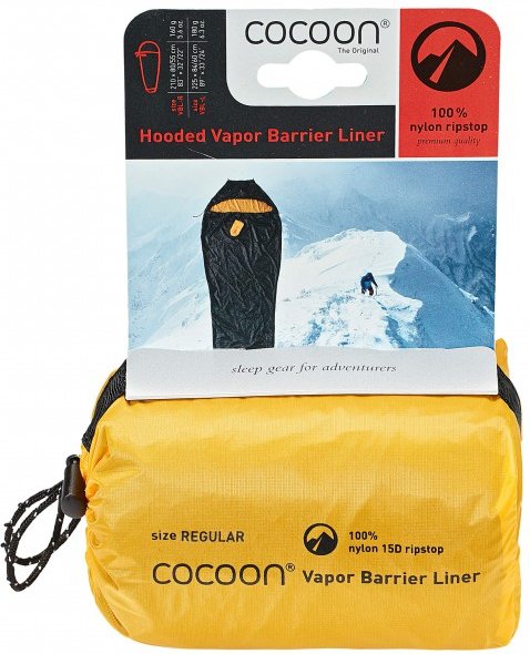 Thumbnail - Cocoon - Vapor Barrier Mummyliner Ripstop Nylon Gr 210 x 80/55 cm - Regular bunt