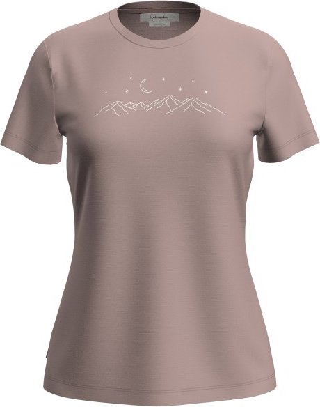 Icebreaker - Women's Merino 150 Tech Lite S/S Stars - Merinoshirt Gr M braun