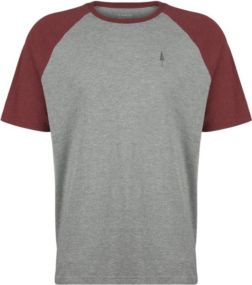 NIKIN - TreeShirt Raglan Relaxed Colorblock Coffee - Funktionsshirt Gr S grau