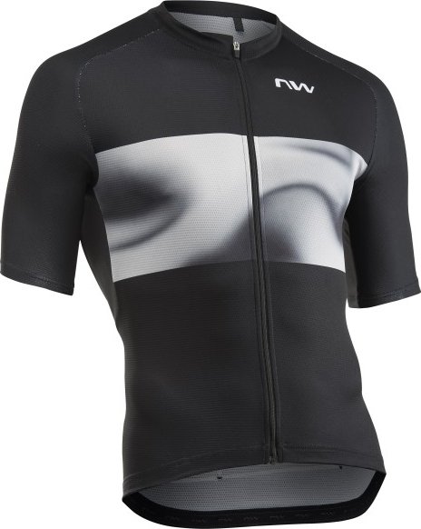 Northwave - Force Evo Jersey Short Sleeve - Radtrikot Gr M schwarz/grau