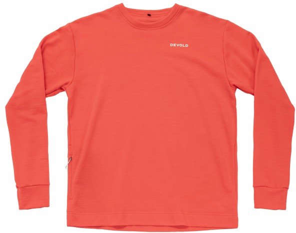 Thumbnail - Devold - Everyday Crew - Merinolongsleeve Gr M rot