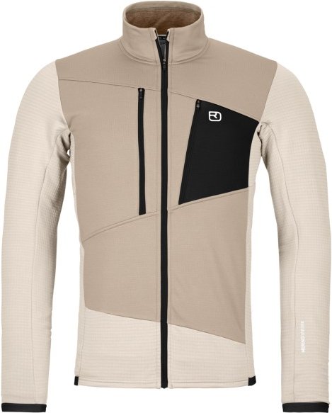 Thumbnail - Ortovox - Fleece Grid Jacket - Fleecejacke Gr XL beige