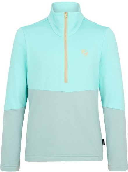 Ziener - Kid's Jarps-Z - Fleecepullover Gr 128 türkis/grau
