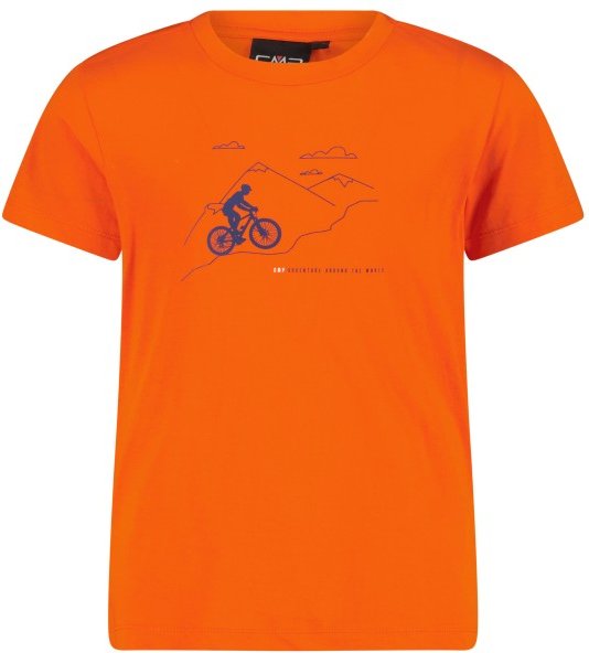 CMP - Kid's T-Shirt Print - T-Shirt Gr 176 orange