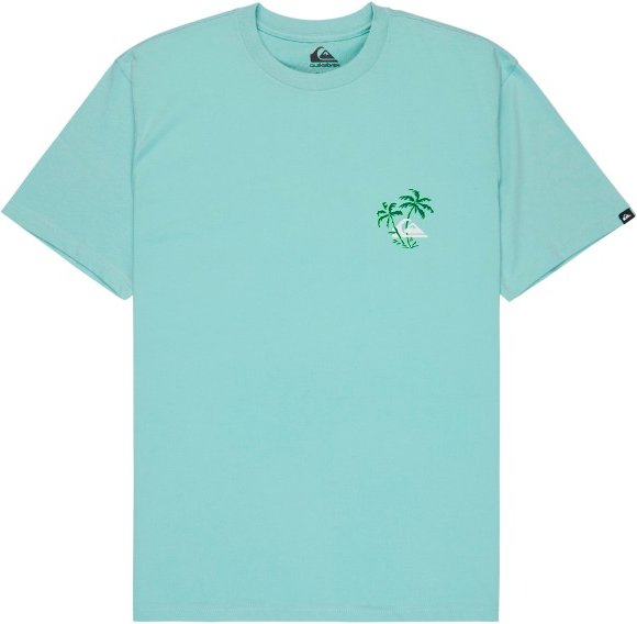 Thumbnail - Quiksilver - EVO Learning From Nature S/S - T-Shirt Gr S türkis