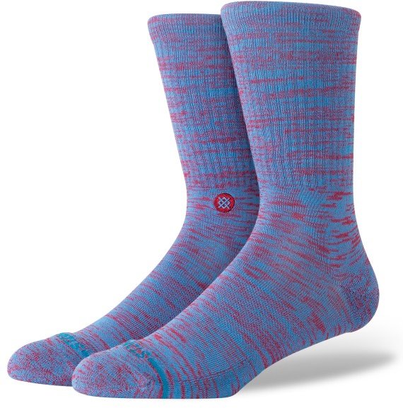 Stance - Marled Crew - Multifunktionssocken Gr 43-47 lila/blau