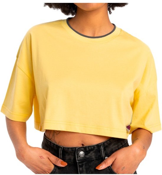 Quiksilver - Women's Maxi Crop S/S Tee - T-Shirt Gr XS beige