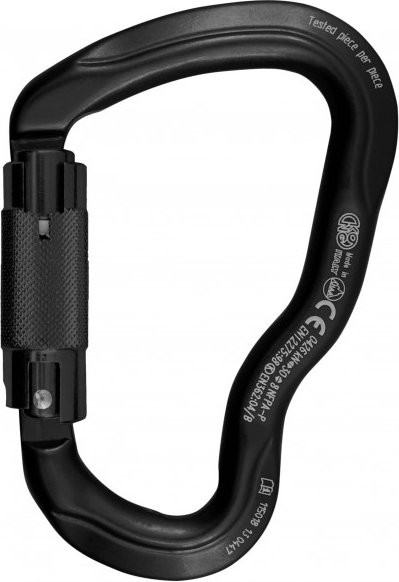 Kong - Alukarabiner Ferrata Autoblock - Klettersteig-Karabiner schwarz
