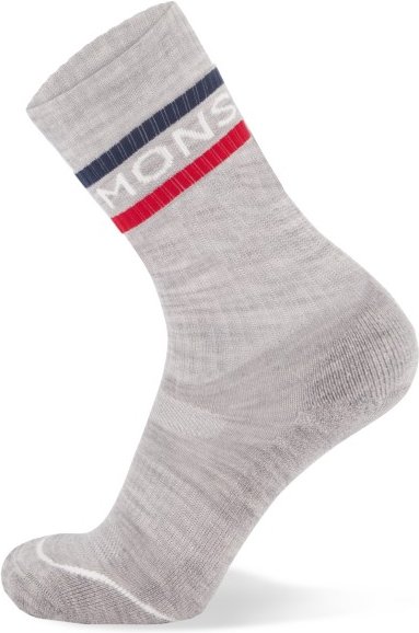 Mons Royale - Signature Merino Crew Sock - Radsocken Gr 42-44 grau