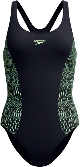 Speedo - Women's Placement Muscleback - Badeanzug Gr 46 schwarz