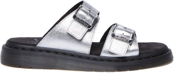 Dr. Martens - Josef Milled Metallic - Sandalen Gr 3 grau